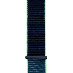 FIXED nylonový řemínek Neonová/modrá 40mm