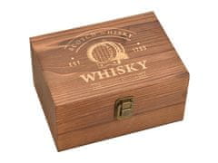 G. Wurm Malý whisky set v luxusní dřevěné krabičce II