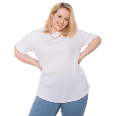 BASIC FEEL GOOD Dámská halenka plus size STELLA bílá RV-BZ-6323.92_362532 XL