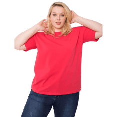 BASIC FEEL GOOD Dámské tričko plus size GAIA korálové RV-TS-6318.00X_362535 3XL