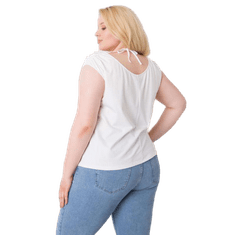 BASIC FEEL GOOD Dámská halenka plus size PENNY bílá RV-BZ-6333.88_362640 3XL