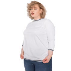 BASIC FEEL GOOD Dámská halenka plus size PEARL bílá RV-BZ-6640.86_364859 2XL