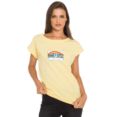 FANCY Dámské tričko s potiskem ALOHA světle žluté FA-TS-7137.29P_367548 Univerzální