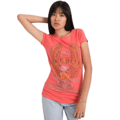 Ex moda Dámské tričko HALEY korálová oranžová EM-TS-ES-21-533.16_367166 S