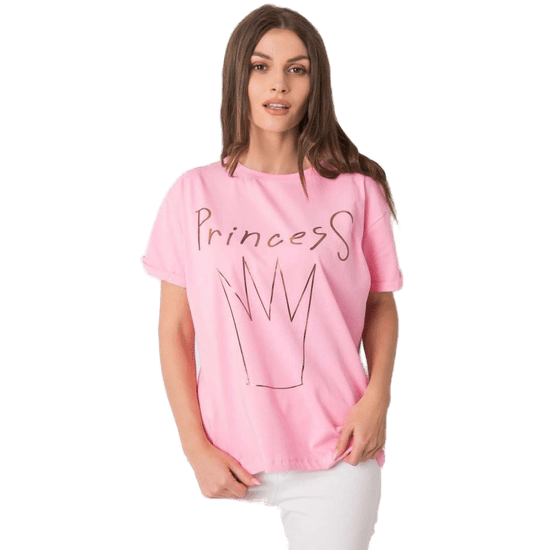 FANCY Dámské tričko s potiskem AOSTA růžové FA-TS-7121.88P_367045