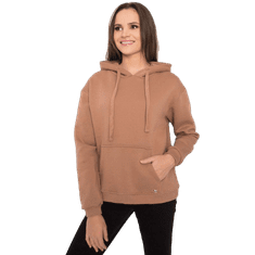 BASIC FEEL GOOD Dámská mikina GEORGIE hnědá RV-BL-7306.41_381160 L-XL