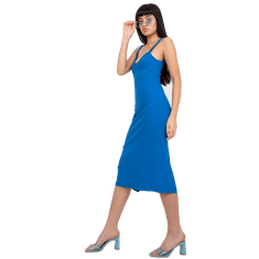 RUE PARIS Dámské šaty vypasované San Diego RUE PARIS tmavě modré RV-SK-7531.54_382654 S