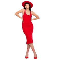RUE PARIS Dámské šaty vypasované San Diego RUE PARIS červené RV-SK-7531.54_382754 S