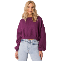 BASIC FEEL GOOD Dámská mikina prošívaná CRYSTAL fialová RV-BL-7450.64_381217 L-XL