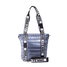 F & B Dámská kabelka s uchy prošívaná IDA šedá OW-TR-6906_380851 Univerzální