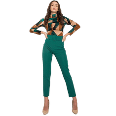 Factoryprice Dámské kalhoty s páskem AURELLA zelené LC-SP-22K-5016.25P_380219 42