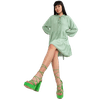 ITALY MODA Dámské šaty v boho stylu s volánem ADELYNA světle zelené DHJ-SK-C2201.68_385744 Univerzální