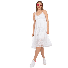 Och Bella Dámské šaty na ramínka OCH BELLA bílé TW-SK-BI-82345.19P_386618 L