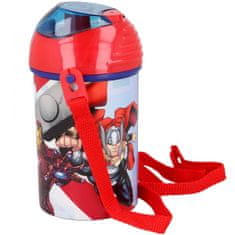 Stor Plastová láhev na pití s víčkem Avengers