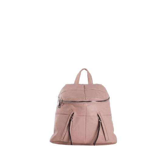 Factoryprice Dámský batoh z ekokůže KATRINA světle růžový OW-PC-CC6665_390206