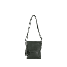 F & B Dámská kabelka se zipy CROSSBODY tmavě zelená OW-TR-5004-2_391077 Univerzální