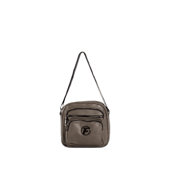 F & B Dámská kabelka se zipy CROSSBODY khaki OW-TR-F-532_391128