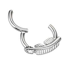 SPERKY4U Segment kruh - helix / cartilage / tragus / septum piercing TITAN