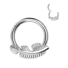 SPERKY4U Segment kruh - helix / cartilage / tragus / septum piercing TITAN