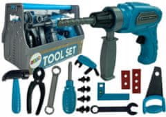 Lean-toys Toolbox Toolbox Saw, Drill Blue