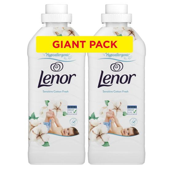 Lenor aviváž COTTON FRESH 2 x 1200 ml