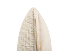 Beliani Bavlněný polštář 45 x 45 cm béžový PELLAEA
