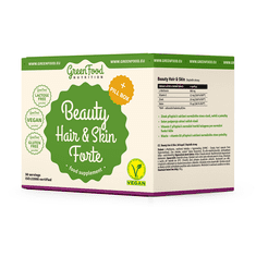 GreenFood GreenFood Výhodná sada Sada Beauty Hair & Skin Forte + dárek Pillbox