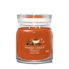 Yankee Candle Aromatická svíčka Signature sklo střední Cinnamon Stick 368 g