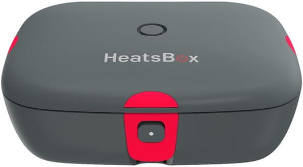 Faitron HeatsBox STYLE vyhřívaný obědový box ohřívání jídla ohřívání obědu ohřev pokrmu na cestách ohřev pokrmu v práci ohřev bez mikrovlnky bez zráty vitamínů teplé stravování kravičky ohřevný box kvalitní materiály rovnoměrné prohřátí pokrmu ideální teplota teplé obědy