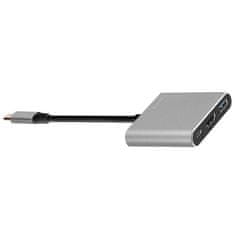 Northix Multi-adaptér pro USB-C - 3 různé porty 