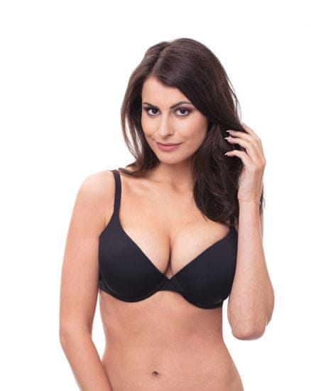 Wonderbra Dámská hladká podprsenka 9443 T-SHIRT PLAIN BRA černá - WONDERBRA