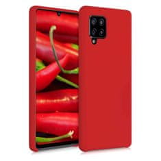 OEM Silikonové pouzdro LUX na Samsung Galaxy A42 5G red