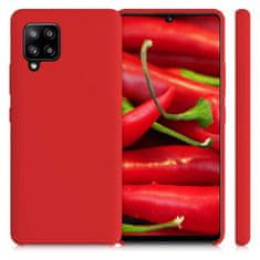 OEM Silikonové pouzdro LUX na Samsung Galaxy A42 5G red