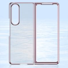 IZMAEL Plating Case Hard pouzdro pro Samsung Galaxy Z Fold 3 - Modrá KP22130