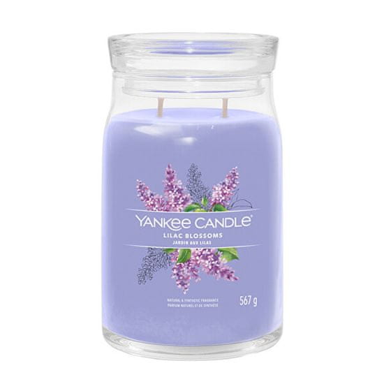 Yankee Candle Aromatická svíčka Signature sklo velké Lilac Blossoms 567 g