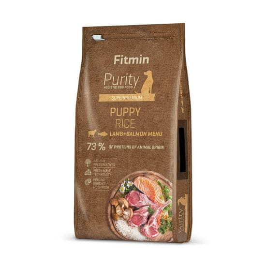 shumee Fitmin Purity Rice Puppy Lamb & Salmon - suché krmivo pro psy - 2 kg