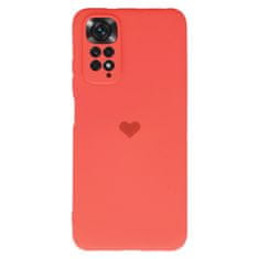 Vennus Kryt Vennus Heart Silicone pro Xiaomi Redmi Note 11 Pro/Note 11 Pro 5G , design 1 , barva korálová