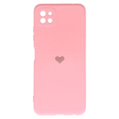 Vennus Kryt Vennus Heart Silicone pro Samsung Galaxy A22 5G , design 1 , barva růžová