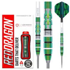 RED DRAGON Šipky Steel Artura Screamin' - Green - 26g