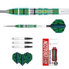 RED DRAGON Šipky Steel Artura Screamin' - Green - 24g