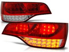 TUNING TEC  Zadní světla AUDI Q7 2006-2009 červeno-bílé LED