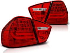 TUNING TEC  Zadní světla BMW E90 03.2005-08.2008 červené LED BAR
