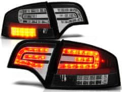 TUNING TEC  Zadní světla AUDI A4 B7 11.2004-03.2008 SEDAN černé LED