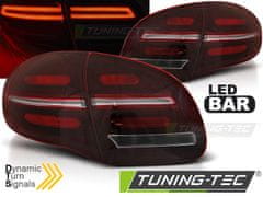 TUNING TEC  Zadní světla PORSCHE CAYENNE 2002-2006 červeno-bílé LED BAR