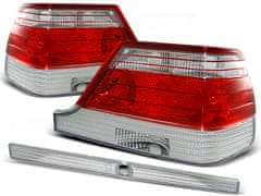TUNING TEC  Zadní světla MERCEDES W140 95-10.98 červeno-bílé