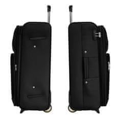 AVANCEA® Cestovní kufr GP9196 2W černý L 75x48x32 cm
