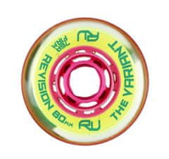 Revision Kolečka Variant Firm Indoor Yellow/Pink (1ks) (Tvrdost: 76A, Velikost koleček: 76mm)