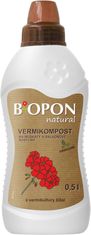 BROS Bopon - Natural Vermikompost na muškáty a balkonové rostliny 500 ml