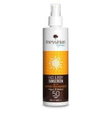 Messinian Spa Opalovací krém na obličej a tělo SPF 50 - 250 ml