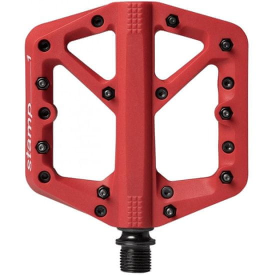 Crankbrothers Pedály Stamp 1 Small - pro 37-43 EU, červená